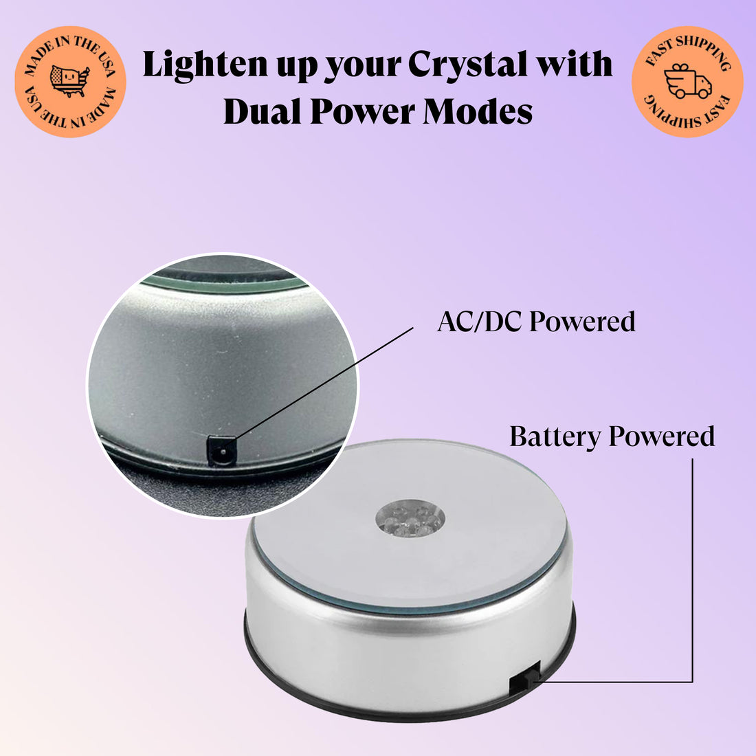 Rotating LED Base
