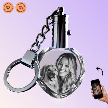 2D Keychain Heart