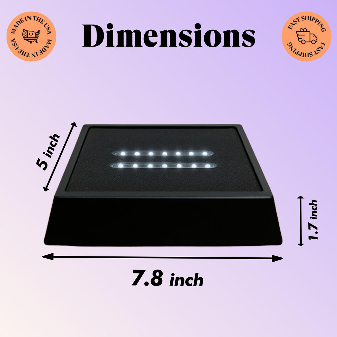 Wood Led Light Base