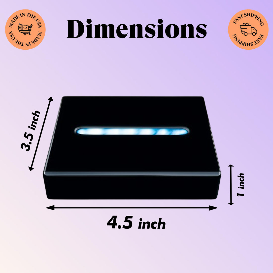 Medium Wood Led Base