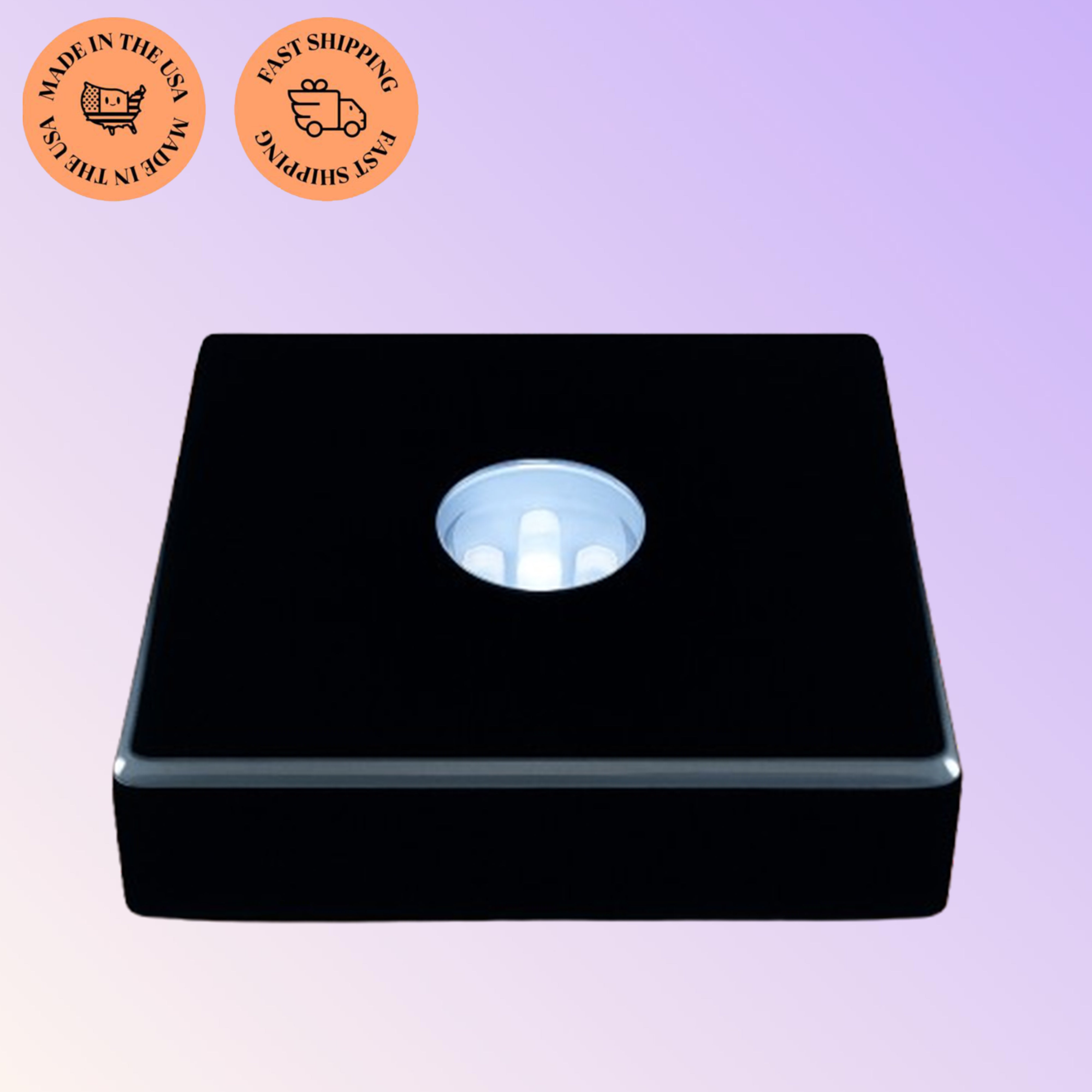 Small Wood Led Base